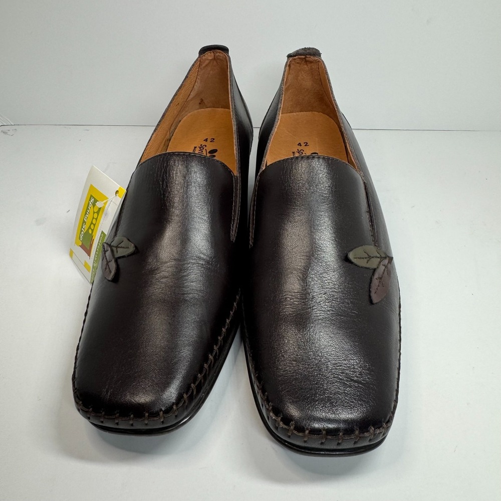 Spring Step Kismet Slip-On Loafers Brown Leather Women's Comfort EU 42  US 11 - Picture 3 of 10